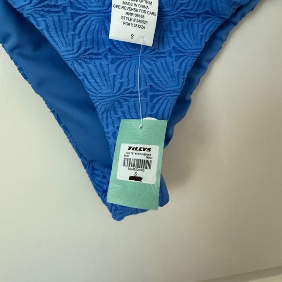 Full Tilt- 2 piece blue bikini. New with tags attached. Super cute! - Picture 6 of 10